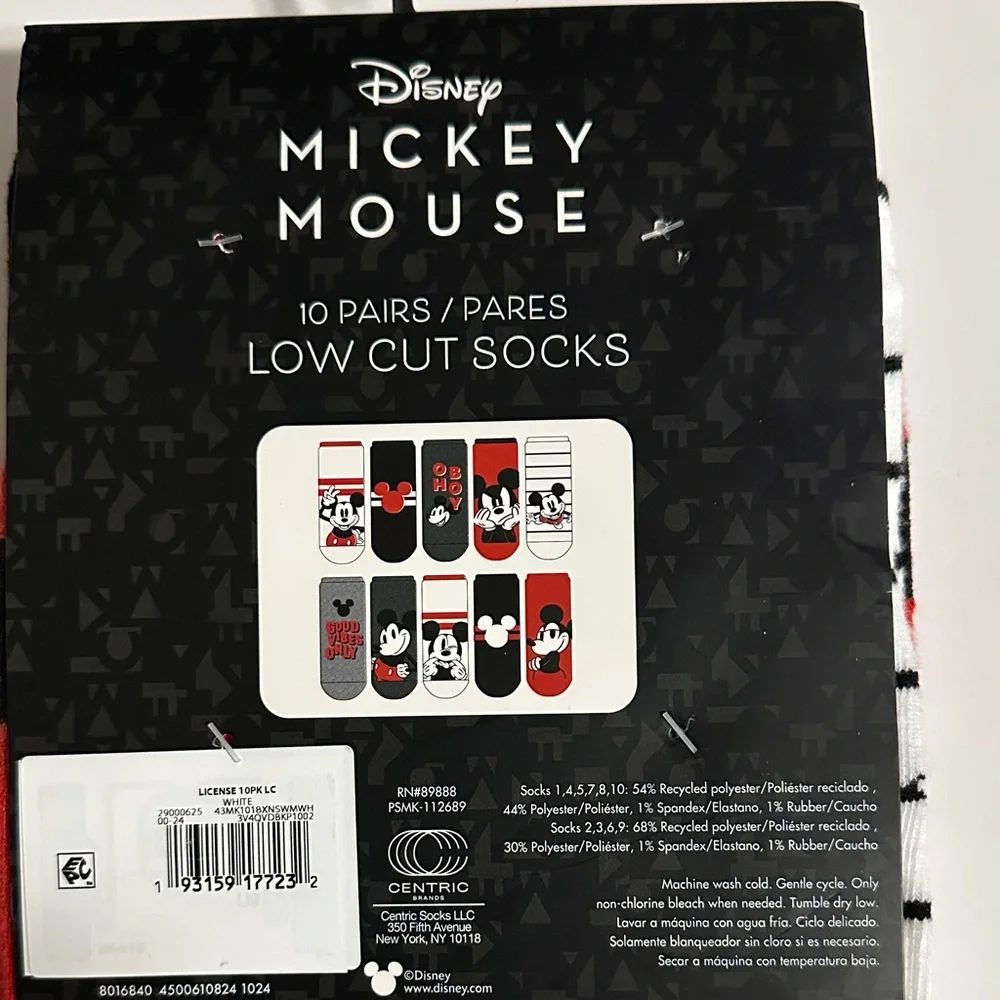 Disney socks mickey